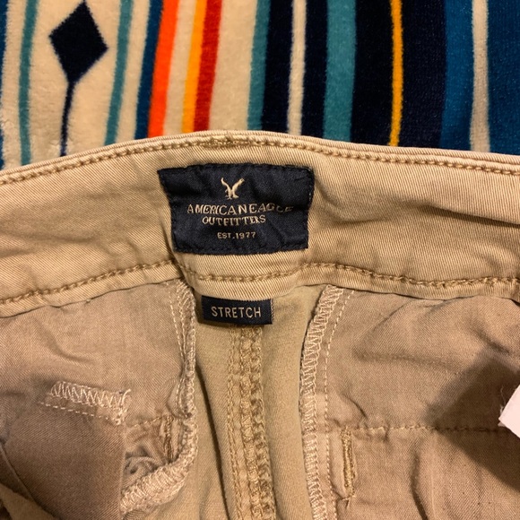 American eagle size 0 stretch bootcut khakis - Picture 2 of 2